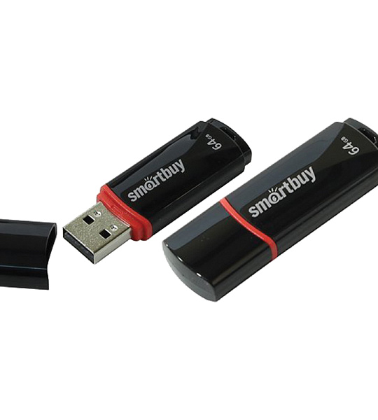 Память Smart Buy "Crown"  64GB, USB 2.0 Flash Drive, черный