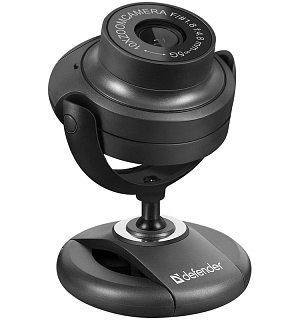 Веб-камера Defender C-2525HD, 2МП, 1600*1200, микрофон, кнопка фото, USB 2.0
