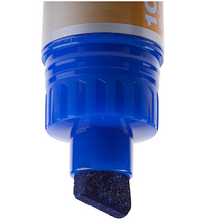 Маркер перманентный промышленный Line Plus "PER-2610" синий, скошенный, 10мм