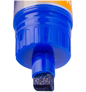 Маркер перманентный промышленный Line Plus "PER-2707" синий, скошенный, 7мм