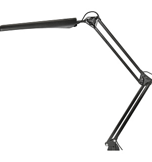 Светильник на металлической струбцине Трансвит "Гермес", LED, черный