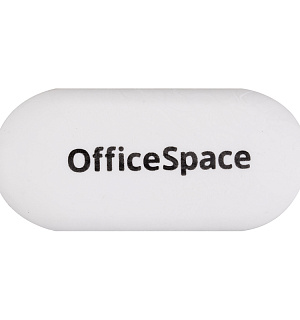 Ластик OfficeSpace "FreeStyle", овальный, термопластичная резина, 60*28*12мм