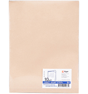 Пакет почтовый B4, UltraPac, 250*353*40мм, коричневый крафт, отр. лента, 130г/м2