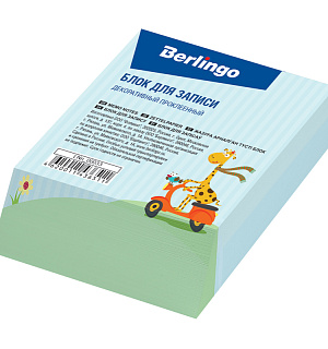 Блок для записи декоративный на склейке Berlingo "Kids Series", 9*11*3см, 5 дизайнов в ассортименте