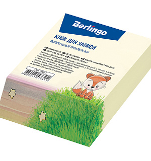 Блок для записи декоративный на склейке Berlingo "Kids Series", 9*11*3см, 5 дизайнов в ассортименте
