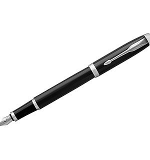 Ручка перьевая Parker "IM Black CT" синяя, 0,8мм, подарочная упаковка