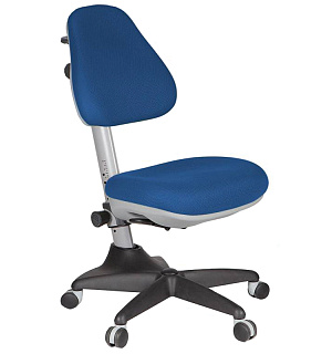 Кресло детское Бюрократ KD-2, PL, ткань синяя, механизм качания, без подлокотников (ПОД ЗАКАЗ)