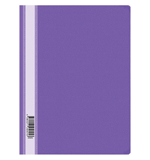 Папка-скоросшиватель пластик. OfficeSpace, А4, 120мкм, фиолетовая с прозр. верхом