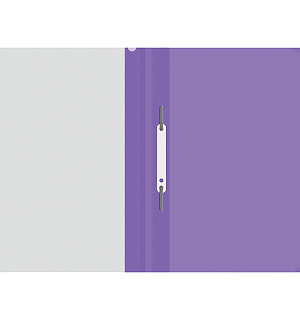 Папка-скоросшиватель пластик. OfficeSpace, А4, 120мкм, фиолетовая с прозр. верхом