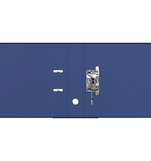 Папка-регистратор Berlingo, 70мм, двусторонний бумвинил, с карманом на кор., нижний метал. кант, синяя