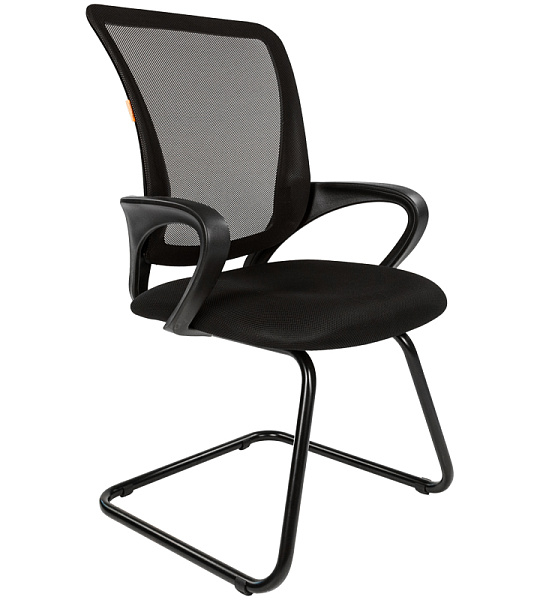 Конференц-кресло Chairman 969 V, ткань черная/сетка черная