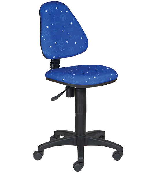 Кресло детское Бюрократ KD-4/Cosmos синий космос, без подлокотников 841313 (ПОД ЗАКАЗ)