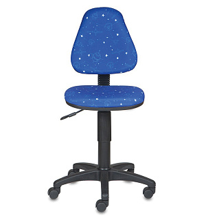 Кресло детское Бюрократ KD-4/Cosmos синий космос, без подлокотников 841313 (ПОД ЗАКАЗ)