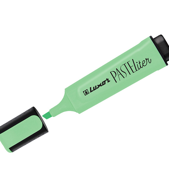 Текстовыделитель Luxor "Pasteliter" пастельный зеленый, 1-5мм