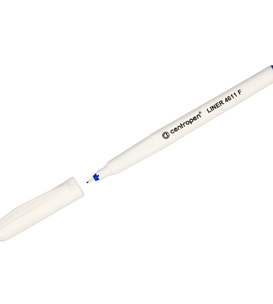 Ручка капиллярная Centropen "Liner 4611" синяя, 0,3мм, трехгранная