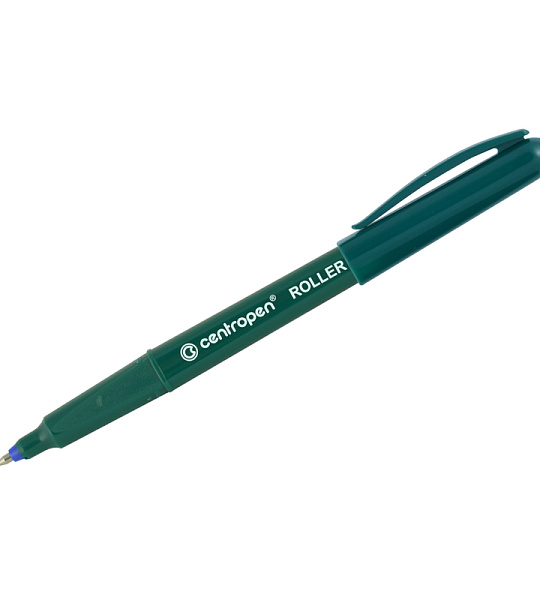Ручка-роллер Centropen "4615" синяя, 0,5мм, трехгран., одноразовая